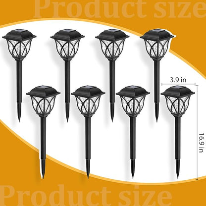 GIGALUMI 6 Pack Solar Lights Outdoor Waterproof, LED Solar Garden Lights - Image 7
