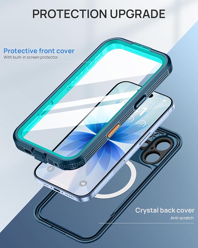 Lanhiem Magnetic for iPhone 17 Case, IP68 Waterproof, Compatible - Image 5