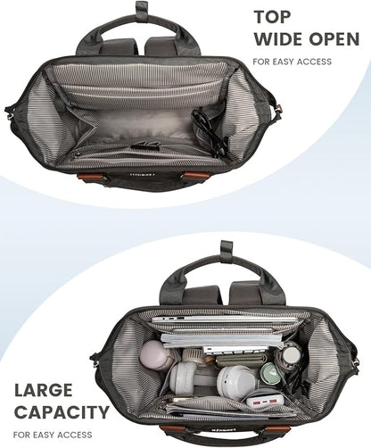 LOVEVOOK Laptop Backpack for Women Work Travel Commuter Backpack Business - Image 4