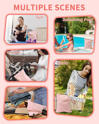 babygoal Wet Dry Bags for Baby Cloth Diapers, Washable Travel Bags, Gym Bag for - Image 3