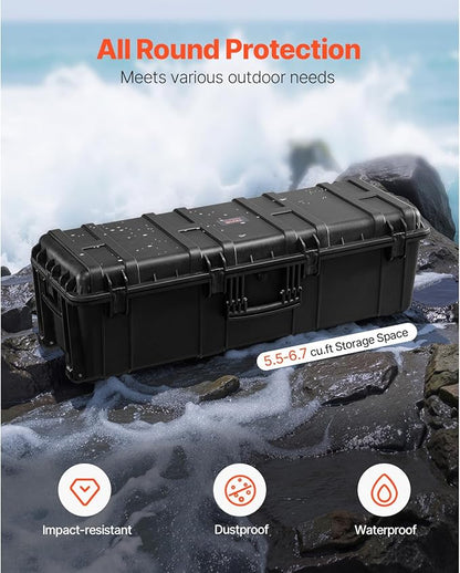 VEVOR Weatherproof Hard Case, Heavy Duty Protective Dry Box Case - Image 3