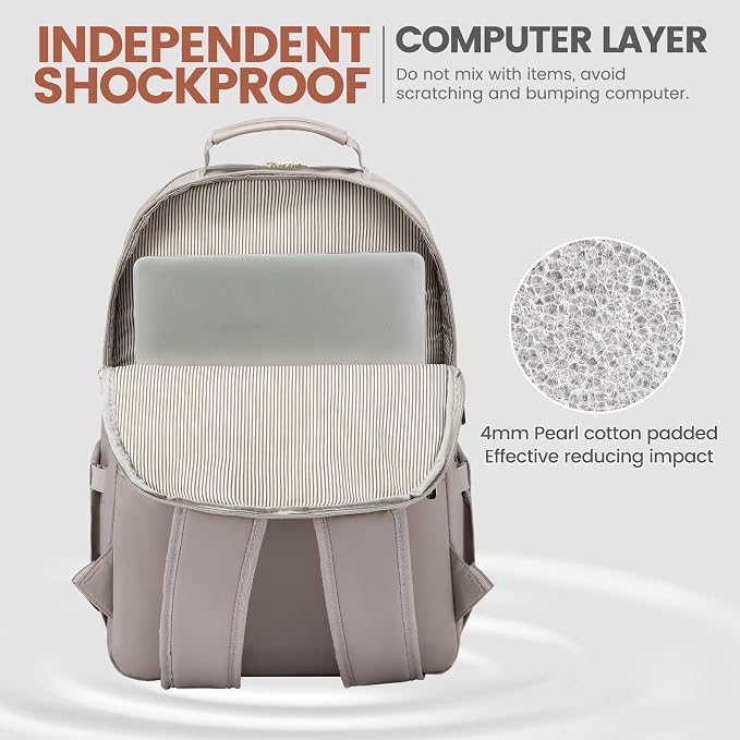 LOVEVOOK Laptop Backpack for Women 17.3 inch, Cute Womens Travel Backpack Purse - Image 3