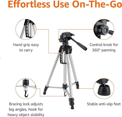 Amazon Basics 60-inch Lightweight DSLR Tripod - Image 3