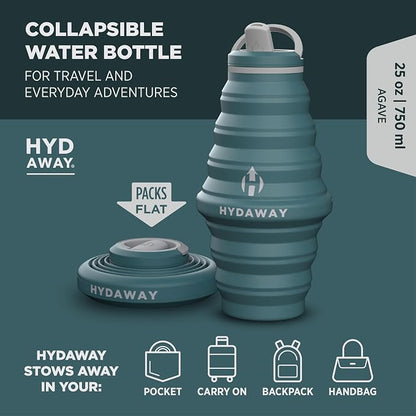 HYDAWAY 25oz Collapsible Travel Water Bottle - Image 2