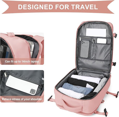 WONHOX Large Travel Backpack Carry on Flight Approved Laptop Work Business - Image 7