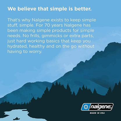 Nalgene 96-Ounce Wide Mouth Canteen Water Bottle - Image 5