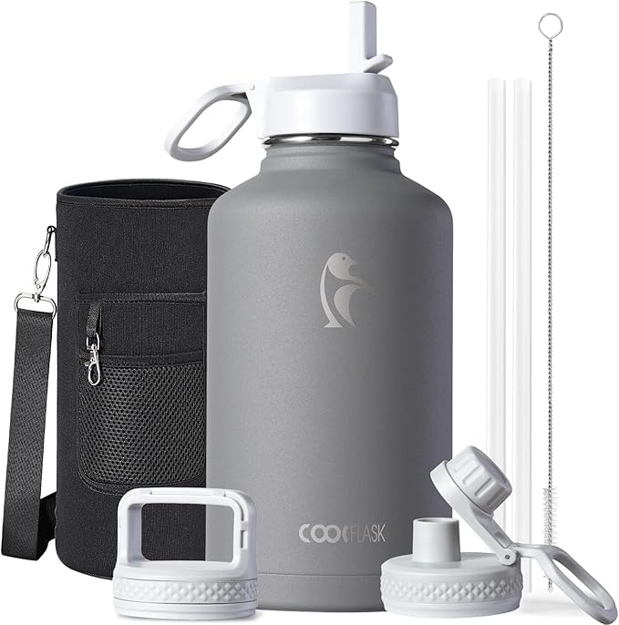 Half Gallon Water Bottle Insulated by Coolflask