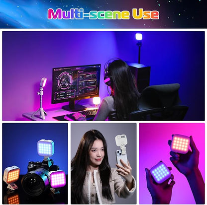 ULANZI U60 RGB Video Lights White LED Camera Light 360° Full Color Portable - Image 7