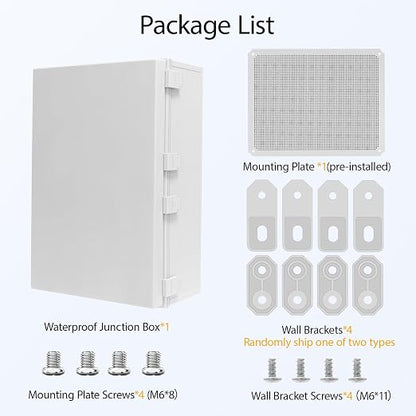 Electrical Box IP65 Waterproof Dustproof ABS Plastic Enclosure, Outdoor and - Image 7