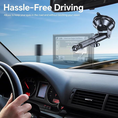 GPS Suction Cup Mount for Garmin GPS Mount【Strong suction】Replacement GPS Dash - Image 4