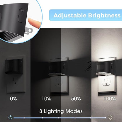 L LOHAS LED Night Light with Motion Sensor & Dusk to Dawn Sensor, Night Lights - Image 4