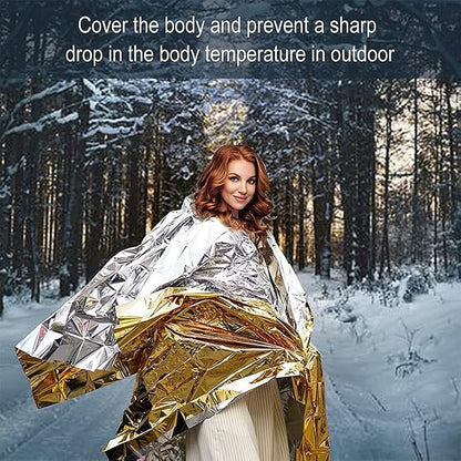 GALAXYLENSE Emergency Mylar Thermal Blanket - Image 6