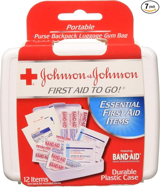 Johnson & Johnson First Aid to Go Kit 12 Items 1 Each by Johnson+%26+Johnson