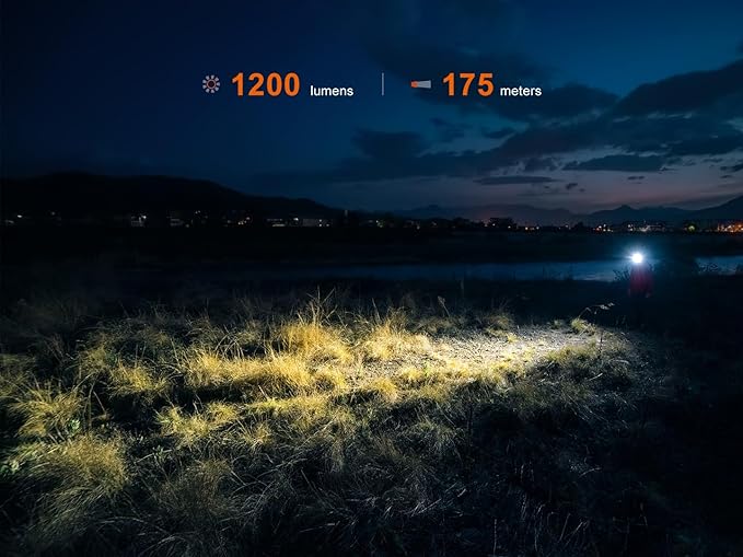 Fenix HM55R Rechargeable Headlamp, 1200 Lumen Spotlight Floodlight & Red Light - Image 3