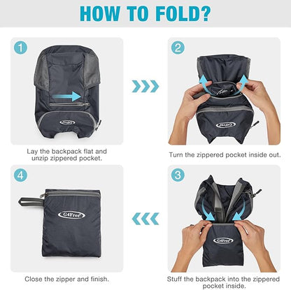 G4Free Lightweight Packable Hiking Backpack - Image 3