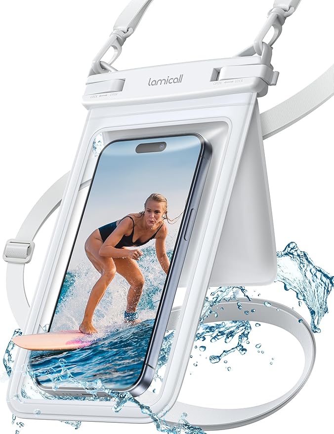 Lamicall Double Bag Waterproof Phone Pouch by Lamicall