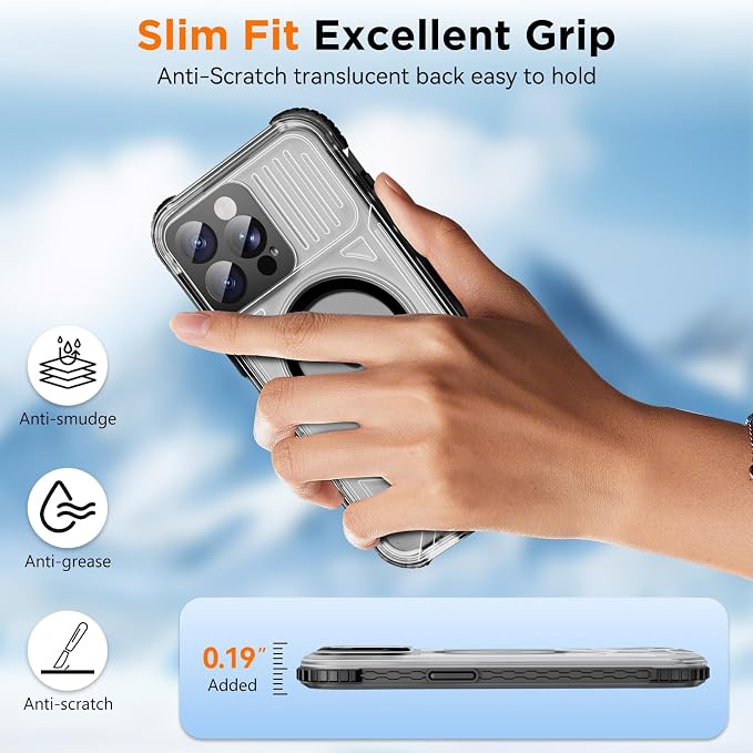 WIFORT for iPhone 15 Pro Max Waterproof Case, 360 Full Body Sealed Protection - Image 6