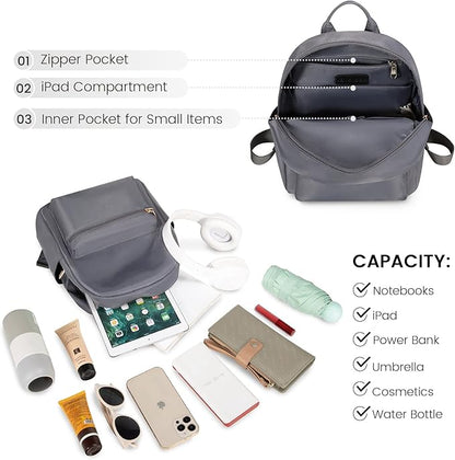LOVEVOOK Mini Backpack for Women Light Weight Small Waterproof Backpack Purses - Image 3
