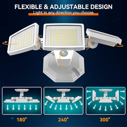 LED Security Lights Motion Sensor Outdoor Lights, 6500K Daylight, IP65 - Image 2