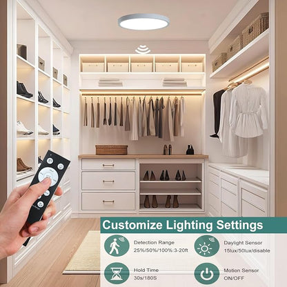 7 Inch Motion Sensor Ceiling Light Indoor, Motion Sensor Fixture Indoor - Image 4
