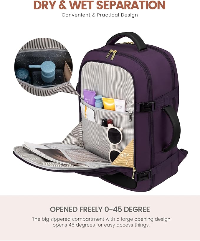 LOVEVOOK Carry On Travel Backpack - Image 8