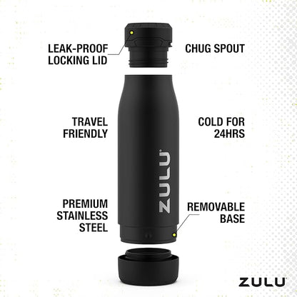 ZULU Ace Vacuum Insulated Stainless Steel Water Bottle - Image 3