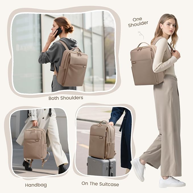 Laptop Backpack for Women, Work Business Traval Computer Backpacks - Image 6
