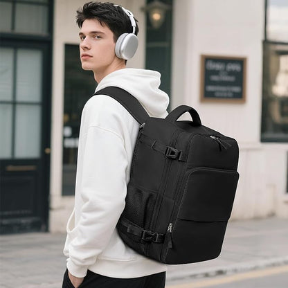 Sinaliy Travel Backpack for Men Women, Personal Item Travel Bag - Image 3
