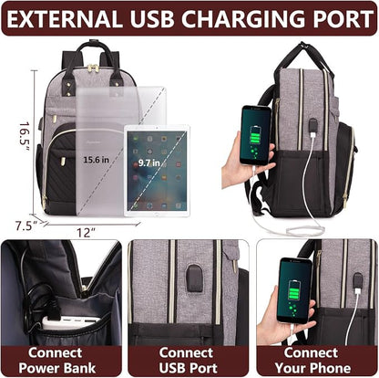 bagswan Laptop Backpack for Women/Men, Fits 15.6 Inch Laptop Bag, Fashion - Image 4