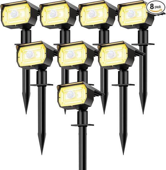 Solar Spot Lights Outdoor Motion Sensor by Nipify