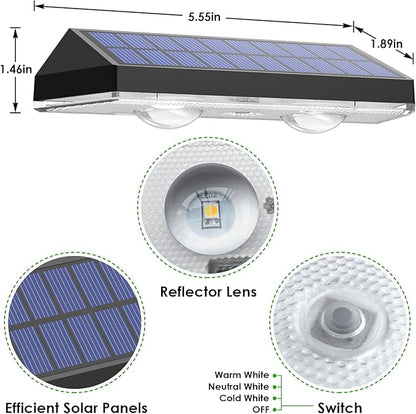 LIANGLOME Solar Fence Lights - Image 6