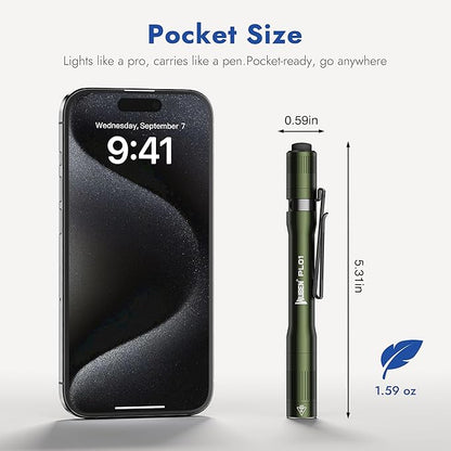 WUBEN PL01 Pen Light, 650 Lumens Pocket EDC Flashlight Rechargeable, Bright LED - Image 3