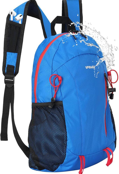 VPBAGE 15L Water-resistant Hiking Daypack, Small Backpack Travel Outdoor by VpbageGear