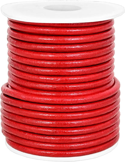 GENIQUE Real/Genuine Round Leather String Cord - Image 2