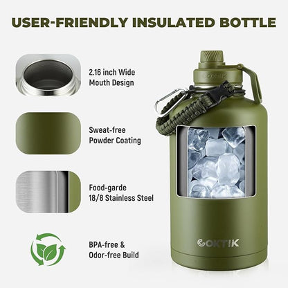COKTIK 84oz Insulated Water Bottle - Image 2