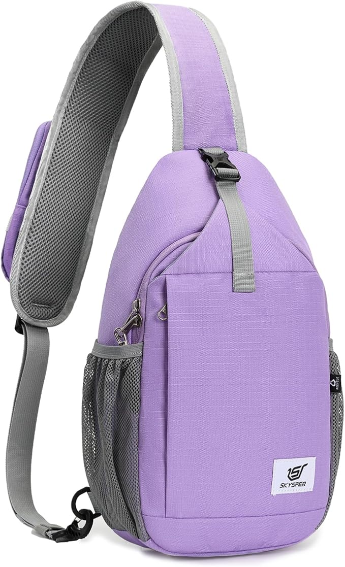 SKYSPER Sling Bag RFID Cross Body Bag Recycled Crossbody Backpack Travel Daypack by SKYSPER