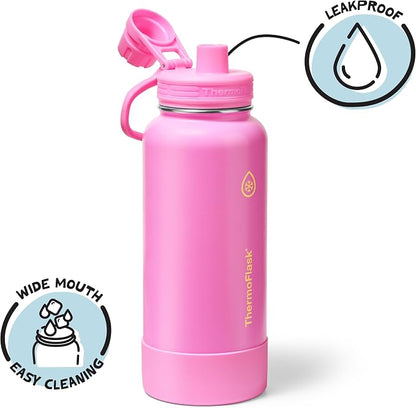 ThermoFlask 32 oz Double Wall Vacuum Insulated Stainless Steel Water Bottle - Image 3