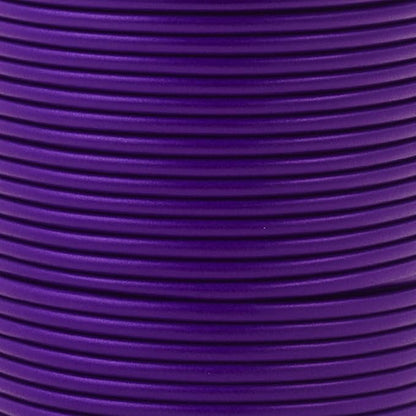 Mandala Crafts Round Genuine Purple Leather Cord - Image 3