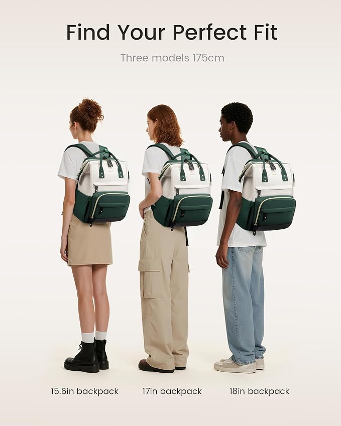 LOVEVOOK Laptop Backpack for Women, 15.6 Inch Work Business Backpacks Purse - Image 5