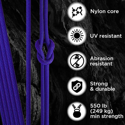 TECEUM 5/32" Paracord Rope 1000 – 1000ft / 200ft / 100ft / 50ft – Tactical - Image 3