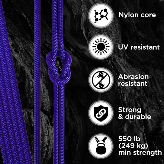 TECEUM Reflective Paracord Rope 1000 – 1000ft/200ft/100ft/50ft – 40+ Colors – - Image 3