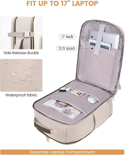 LOVEVOOK 50L Travel Backpack for Women & Men, Airline Approved Carry On Luggage - Image 9