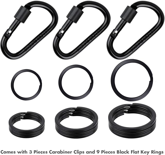 Cridoz Locking Carabiner D Ring Clips - Image 5