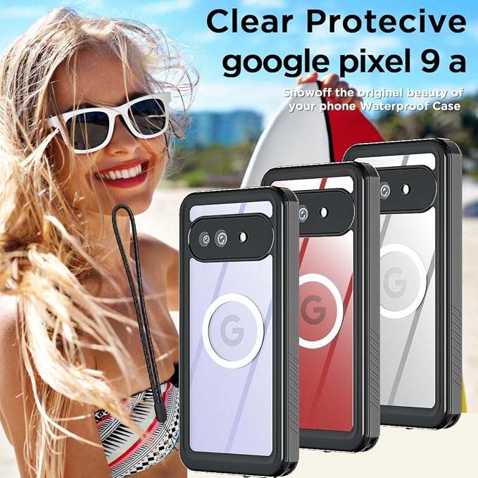 AICase for Google Pixel 9a Case Waterproof Clear - Image 9