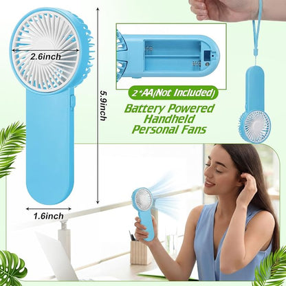Sumind 20 Pcs Small Personal Portable Fan Mini Handheld Bulk 1 Speed Electric - Image 2