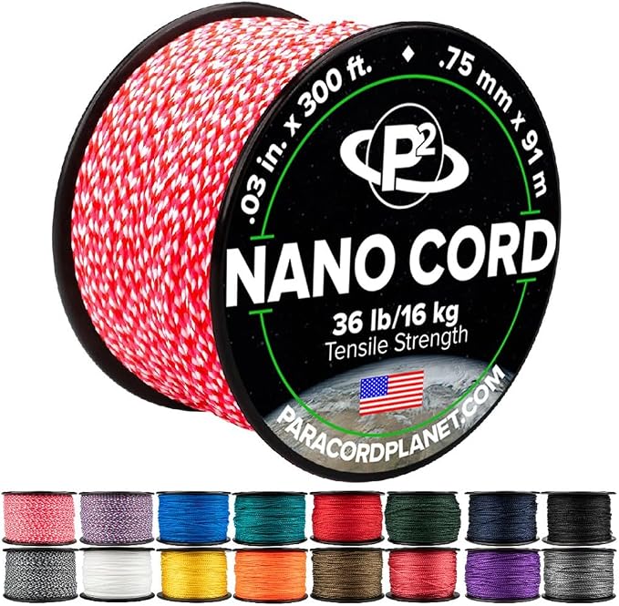 Paracord Planet Nano Cord –Lightweight Nylon Nano Paracord – Great by ParacordPlanet