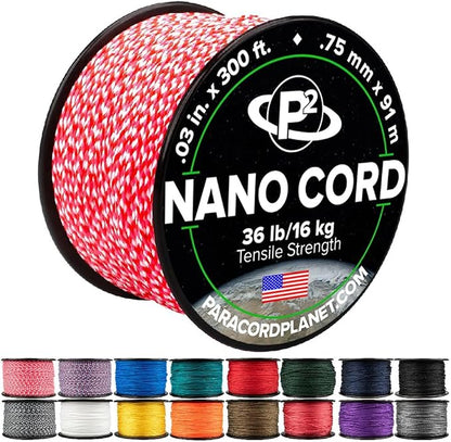 Paracord Planet Nano Cord –Lightweight Nylon Nano Paracord – Great by ParacordPlanet