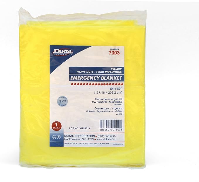 Medique Products 87801 Disposable Emergency Blanket, 54-Inch X 80-Inch by Medique