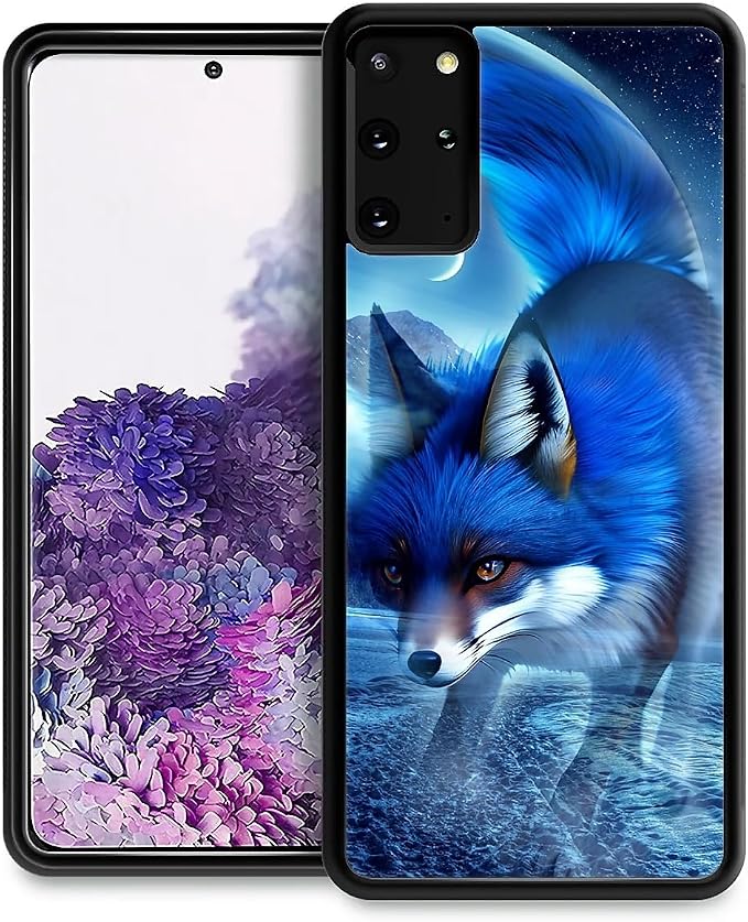 for Samsung Galaxy S20 Plus Case, Snowy Mountain Fox Lake Pattern Graphic by FKBRCL4U