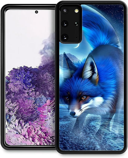 for Samsung Galaxy S20 Plus Case, Snowy Mountain Fox Lake Pattern Graphic by FKBRCL4U